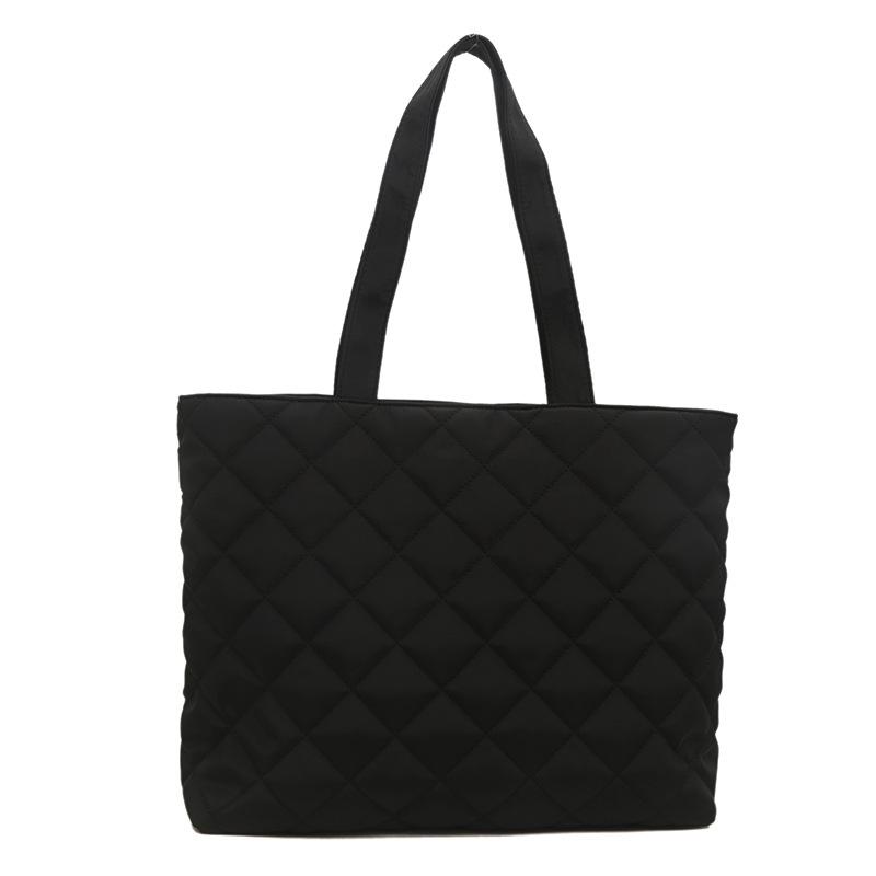 Сумка Женская Сумка 2025 Новая Универсальная Ромбовидная Наплечная Сумка-тоут Большой Вместимости Повседневная Простая Сумка Под Мышку