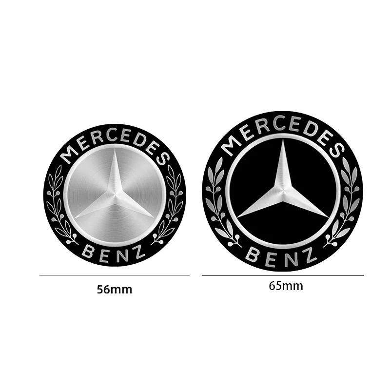 AABGZ1 4Pc 56mm/65mm Car Wheel Center Hub Cap Auto Rim Covers For Mercedes Benz C180 C200 C260 C300 W108 W124 W126 W140 W168 W169 W1761