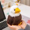 White Simulated Animal Haired Sea Eagle Plush Toy Bird Series Plush Ornament Toy