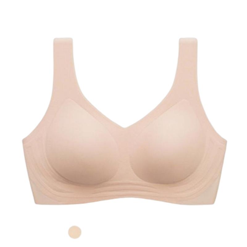 Женское нижнее белье без следов, женская маленькая грудь, латексный желейный бюстгальтер, спортивный бюстгальтер с фиксированной чашкой