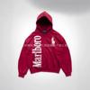 Мужская оверсайз толстовка с капюшоном на молнии с принтом букв Streetwear Повседневная кофта с длинным рукавом