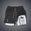 2024 Anime Series Double-Layer Sports Casual Shorts for Adults