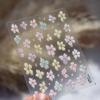 Charming Petal Flower Colorful Wildflowers Daisy Leaves 5D Relief Self Adhesive Nail Art Sticker Decoration Manicure Decal DIY