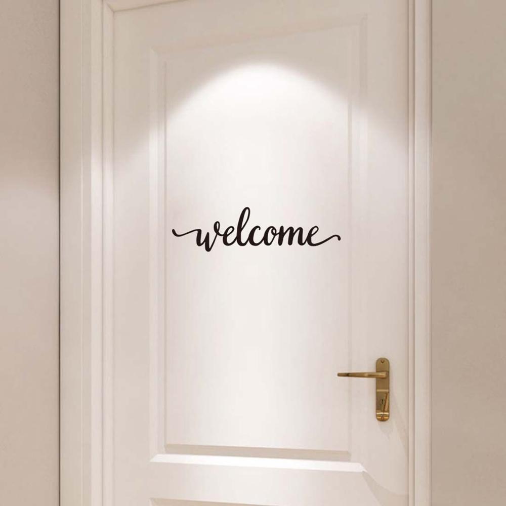 Виниловые наклейки для гостиной Современная приветственная наклейка на стену Мотивационная наклейка на стену Вдохновляющие цитаты