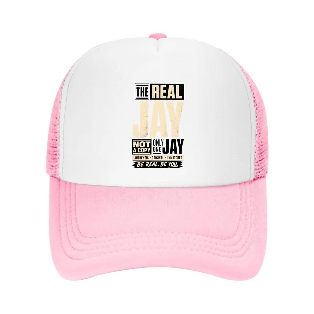 Authentic Jay Bold StateUnisext Typogra Mesh Baseball Cap Casual Hat Outdoor For Womens Unisex FeUnisex