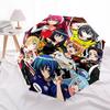 1pc Anime Characters Outdoor Umbrella - Automatic Opening & Closing, Portable 3-Fold Design with 8-Rib Iron Frame - Perfect Gift for Fans, Travel