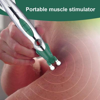 Массажная ручка для мышц Портативный стимулятор мышц Меридианный массажер для любителей фитнеса Спортсменов Плечо Спина 9