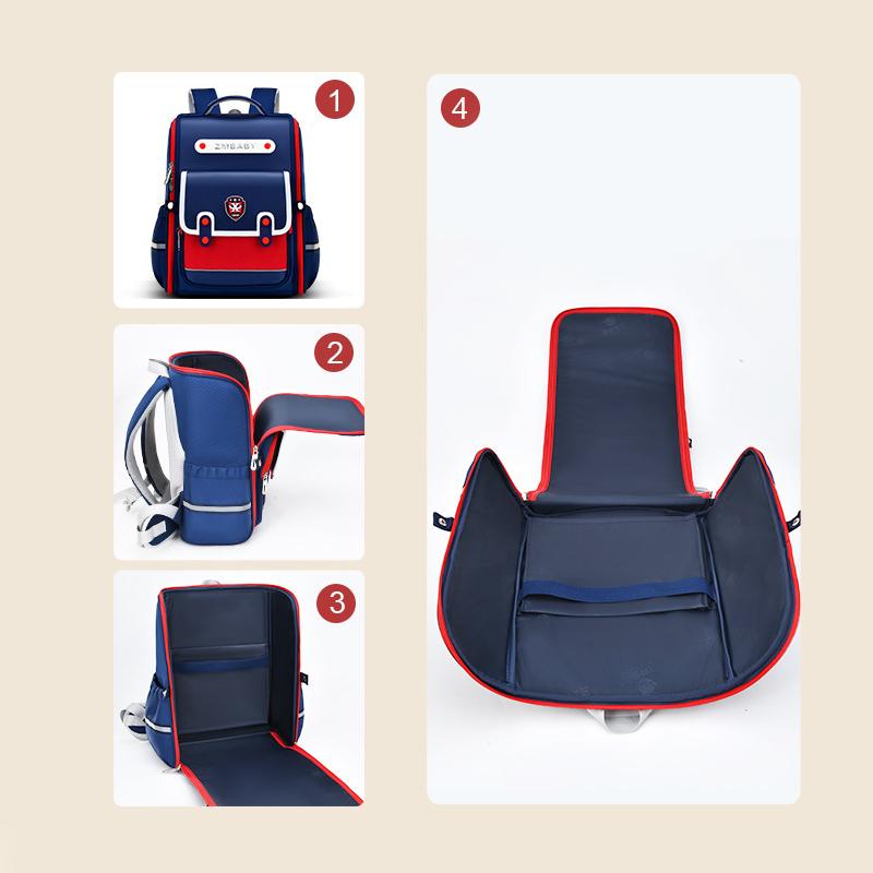 Дети начальной школы, детские рюкзаки в британском стиле с благородными панелями для девочек и мальчиков, новые детские простые модные большие сумки