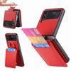 For Samsung Z Flip 4 Zflip4 Wallet Function Leather Phone Cover Case For Samsung Galaxy Z Flip4 Flip 4 5g Card Holder