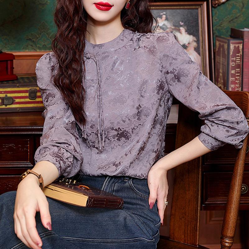 Новая женская рубашка в китайском стиле с длинными рукавами, модная рубашка ханьфу в стиле National Trend с пуговицами