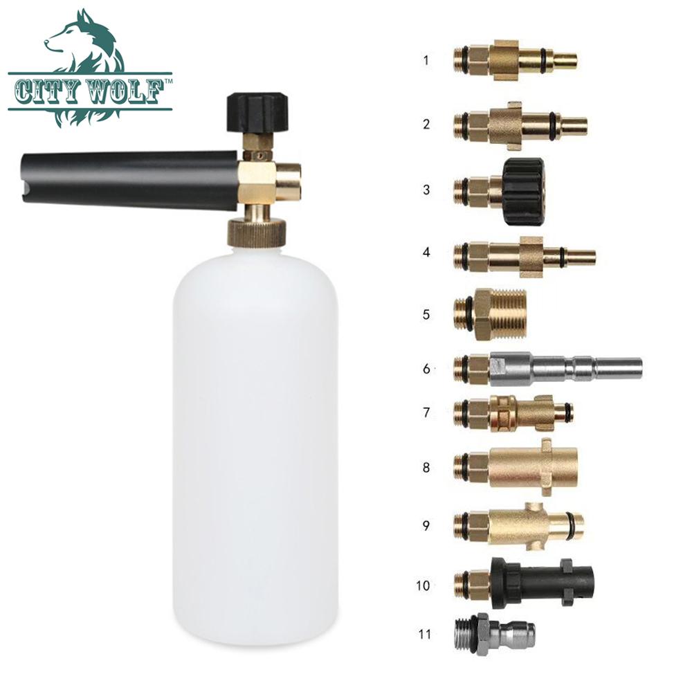 Пенная пушка, пенная насадка для снега, для мойки высокого давления Sterwins 100EPW 110EPW 120EPW 130EPW 135EPW 160EPW Lavor Parkside, автомобильный инструмент