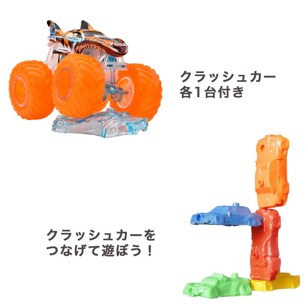 Hot Wheels Monster Truck Assortment 8 Units Box Sale Vehicle Toy Mini Car 3 Years Old and Up Multi 164 984K-FYJ44