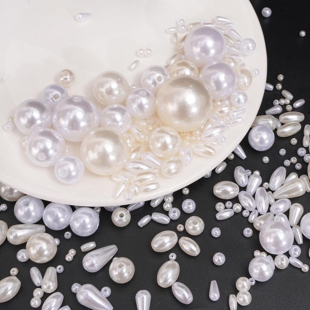 50-100 шт. ABS Pearl Water Drop Shape Scattered Бусины DIY Браслеты Ожерелья Изготовление ювелирных изделий