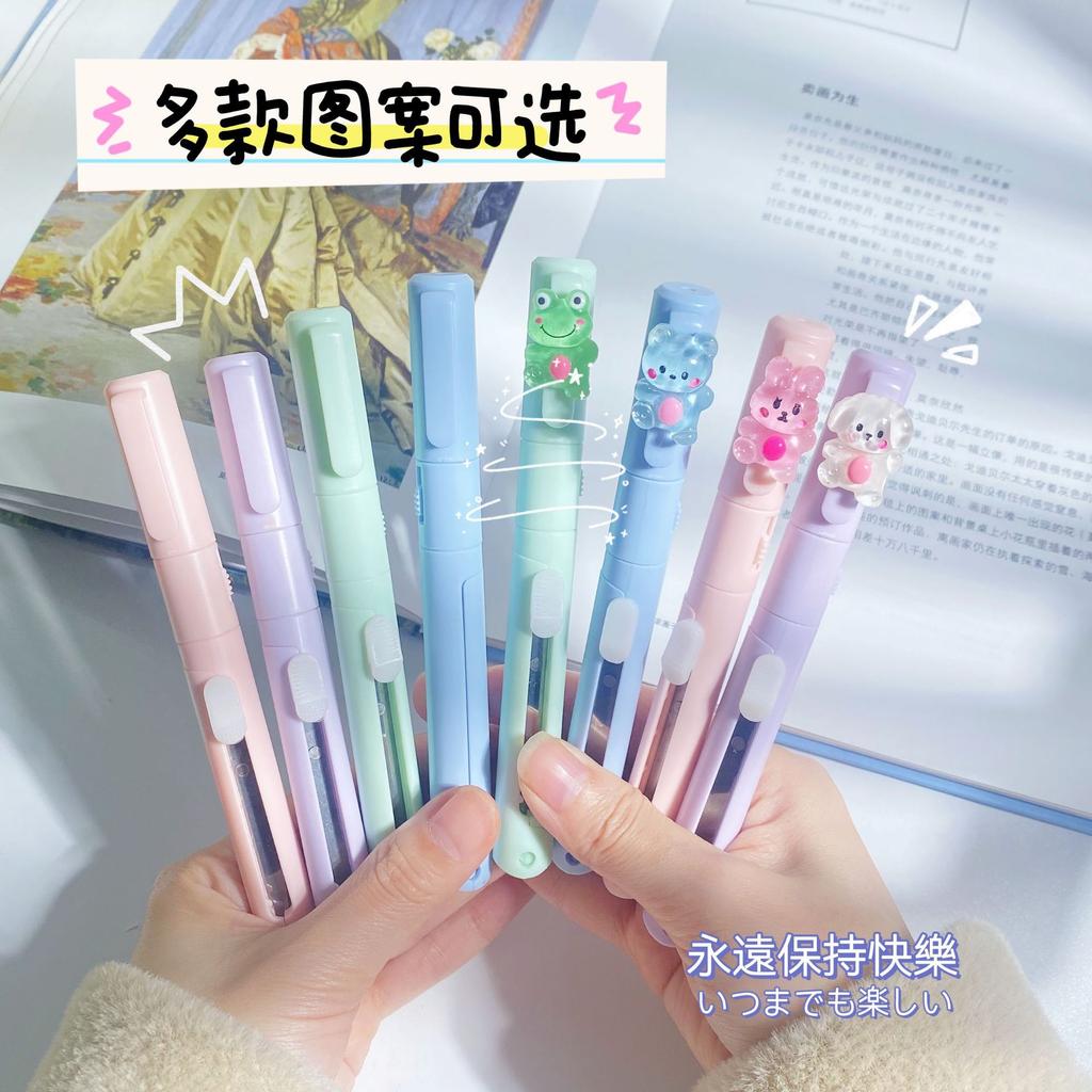 Mini Portable Scissors Paper Cutter Knife 2 In 1 Multifunctional Pocket Pen Shape Scrapbooking DIY Carving Cutting Art Tools