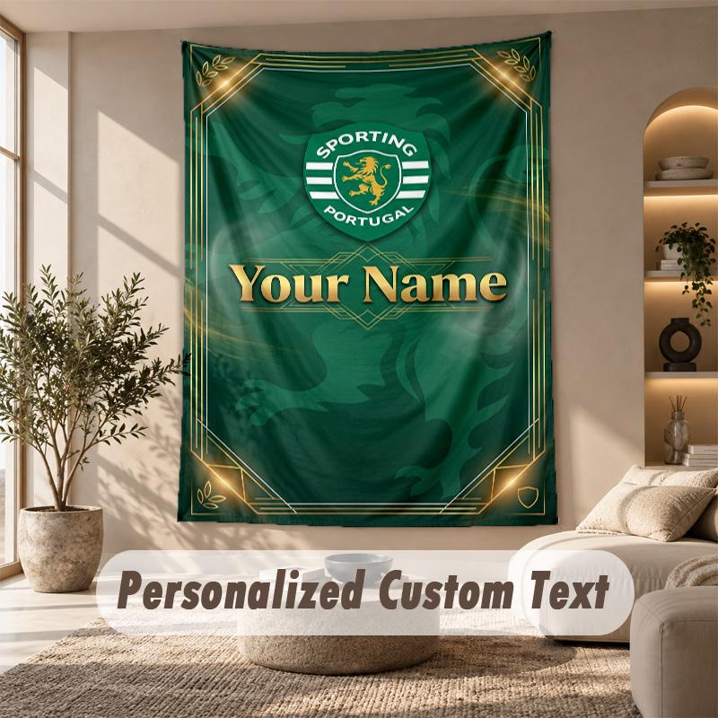 Tapestry Custom Name Text, Wall Hanging Tapestry Home Room DecorSporting CP