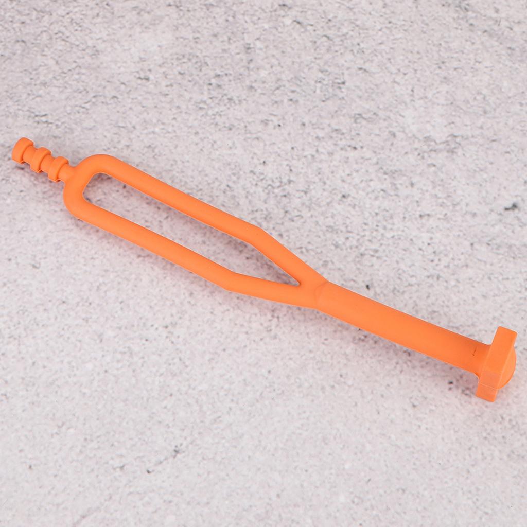 Side Stand Rubber Battery Strap Motorcycle Mount Accessory Fit for HUSQVARNA 14 19(Orange)