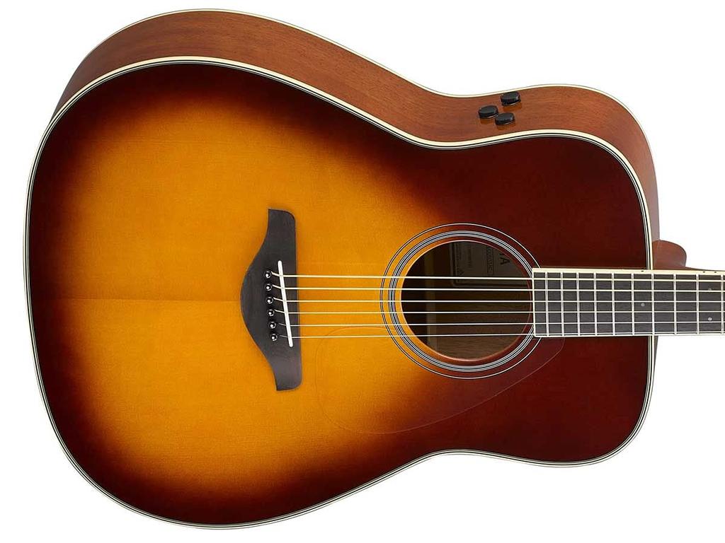 Yamaha YAMAHA Guitar Transacoustic Guitar BS Can use reverb and chorus without using amps or effects Soft case included FS-TA