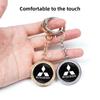 Diamond Car Key Ring Key Chain Auto Accessories For Mitsubishi Lancer Ralliart ASX Mirage Pajero Xpander Attrage L200 Eclipse