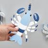 Yousheng Ручная работа Деревянные пляжные подвесные украшения Рустик Лобстер Краб Черепаха Морское Животное Декор Прибрежная Океанская Тема Настенное Искусство с Пеньковой Веревкой для Дома