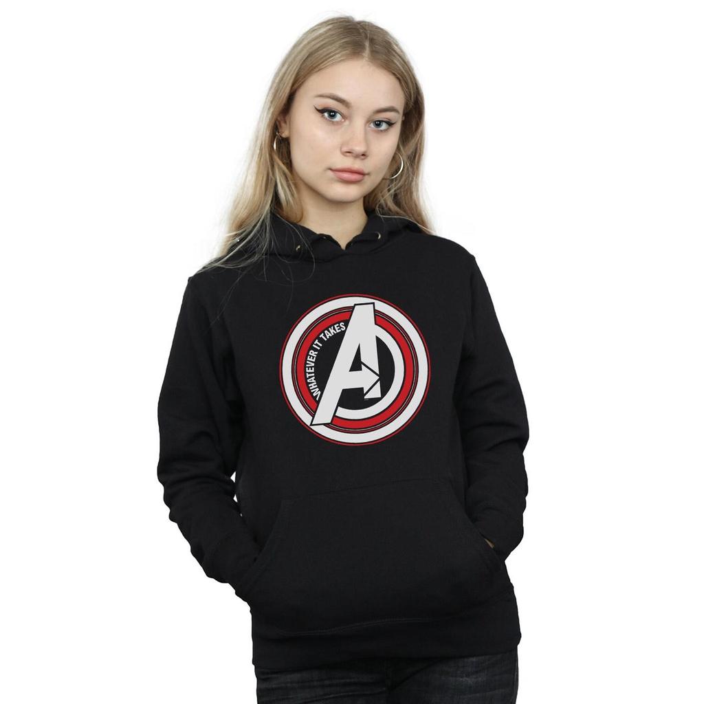 Marvel Womens/Ladies Avengers Endgame Whatever It Takes Symbol Hoodie