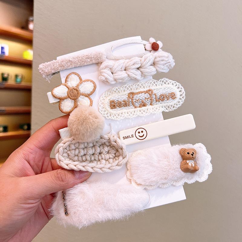 Korean Style Cartoon Hair Clips for Girls - Cute Princess Hair Accessories for Baby & Kids, Anti-Slip Baby Hairpins