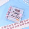 Мини-папка Savings Challenge £150/300/500/2100/5000 Папка для экономии денег, 3 отверстия, ПВХ-папка, блокнот, бюджетная книга для хранения наличных денег