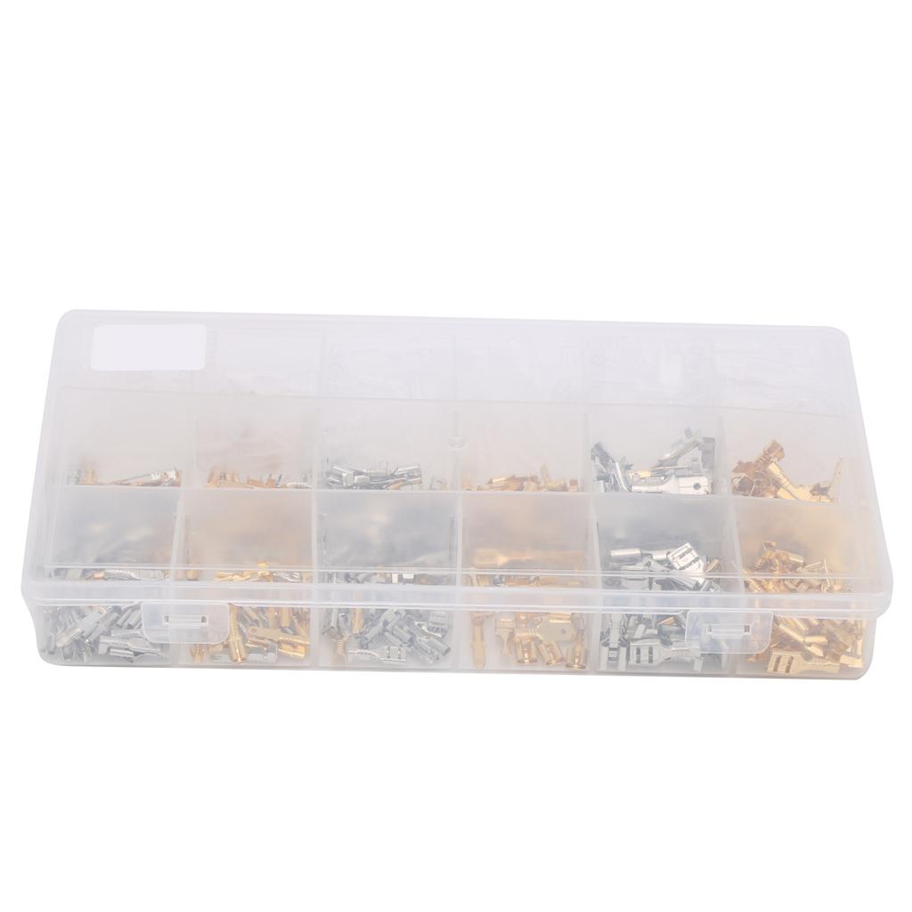 540Pcs Wire Connectors Kit Spade Terminals Set Industrial Accessories 2.8/4.8/6.3Type