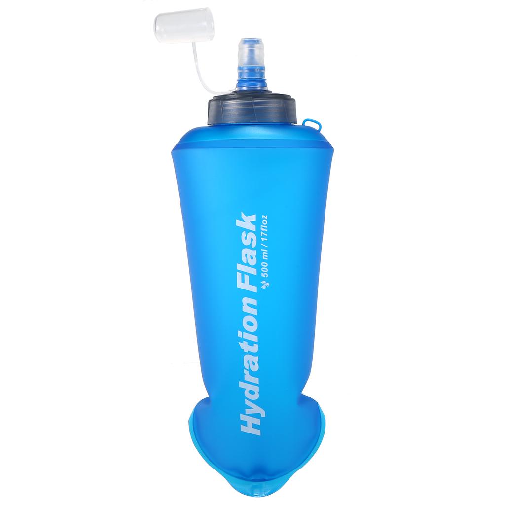 500ML Soft Collapsible TPU Water Bottle for Running Hiking Cycling Climbing
