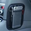 Car Storage Net Bag Leather Pocket Multi-use Seat Organizer Phone Hanging Bags