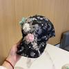 Lace Hat Women's Embroidery Applique Cap Summer Korean Version Sun Visor Baseball Cap