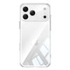 For iPhone 17 Pro Max Case Air Cushion TPU+Glass Back Shockproof Phone Cover
