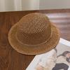 Summer Straw Hat With Large Brim For Sunshade And Ventilation For Casual Outdoor Wear