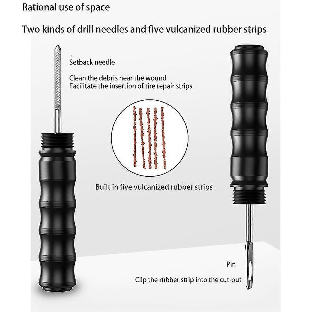 Bicycle Tubeless Tire Repair Tool Tyre Drill Puncture For Urgent,B