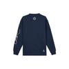Jordan Футболка X Union MJ L/S (Азия) Мужская уличная одежда темно-синего цвета/кокосового молока College DV7342-419