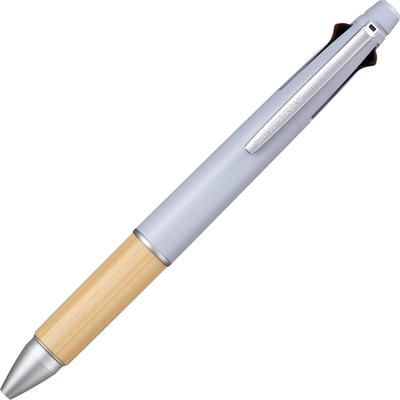 Многофункциональная ручка Mitsubishi Pencil Jetstream Bamboo Blue 4&1 0.5, Серая, MSXE5200B5.79
