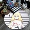 Angels of Death Round Area Rug,Carpet Rug for Living Room Bedroom Sofa Playroom Decor,Non-slip Floor Mat