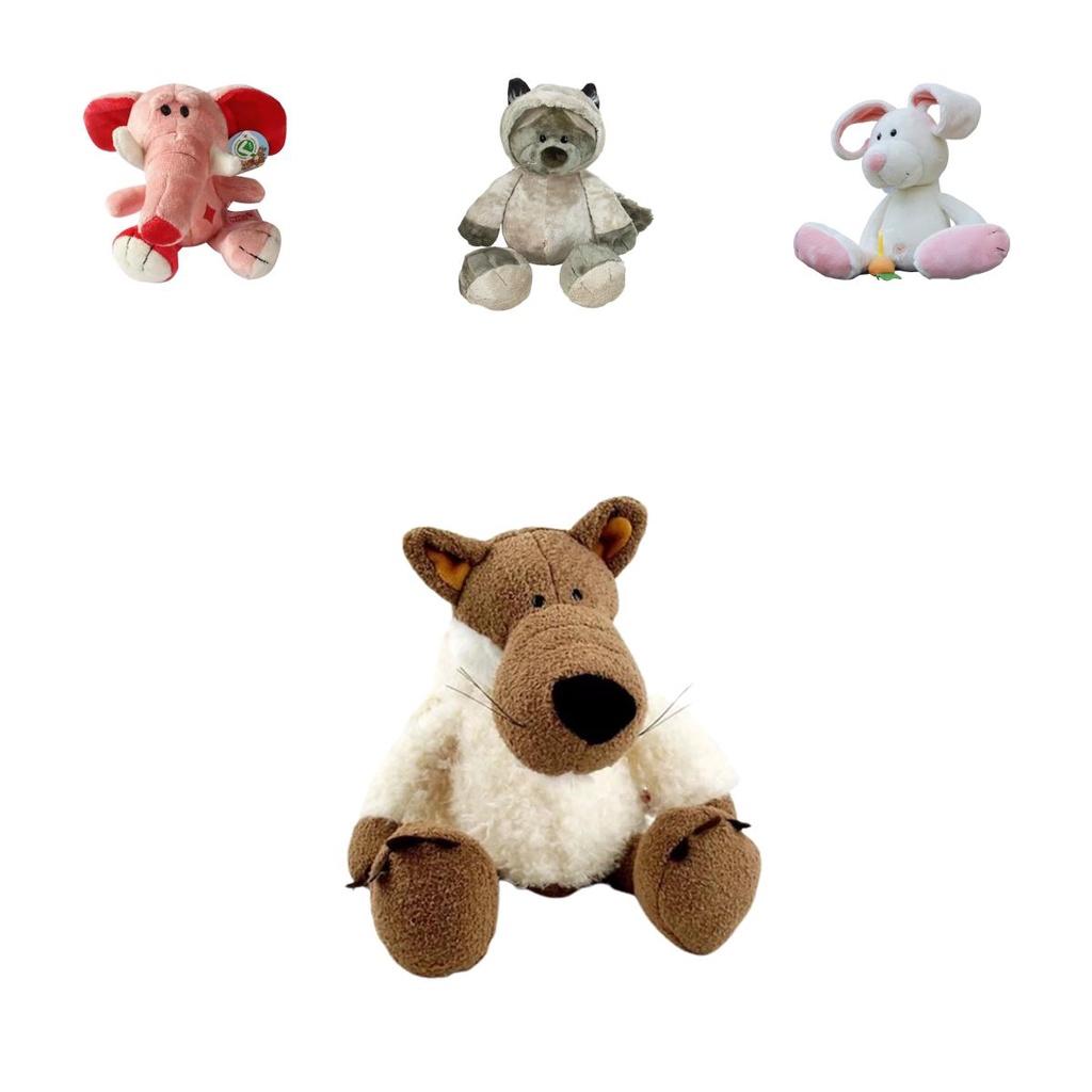 Плюшевые куклы Nici Jolly Logan Голова Овцы Волка Идеальный компаньон для обнимания для всех возрастов