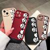 Soft Silicone Square Ladder Printing Pattern Phone Casing Full Cover Camera Shockproof Protection Rubber Case for Samsung