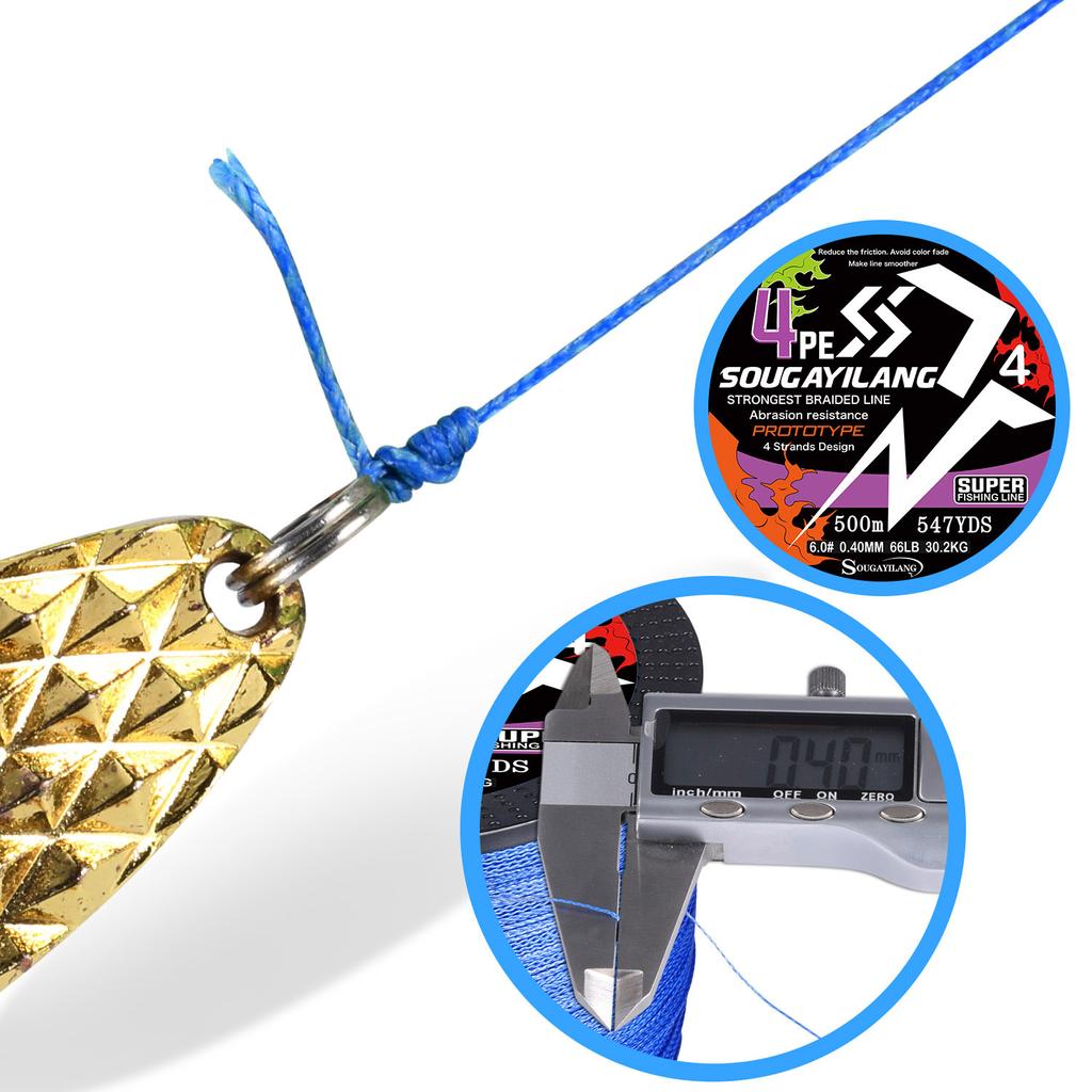 SOUGAYILANG Fishing Line 100M PE Braided Fishing Line 4 Stands Fishing Line Strong PE Braided Fishing Fishing Lines