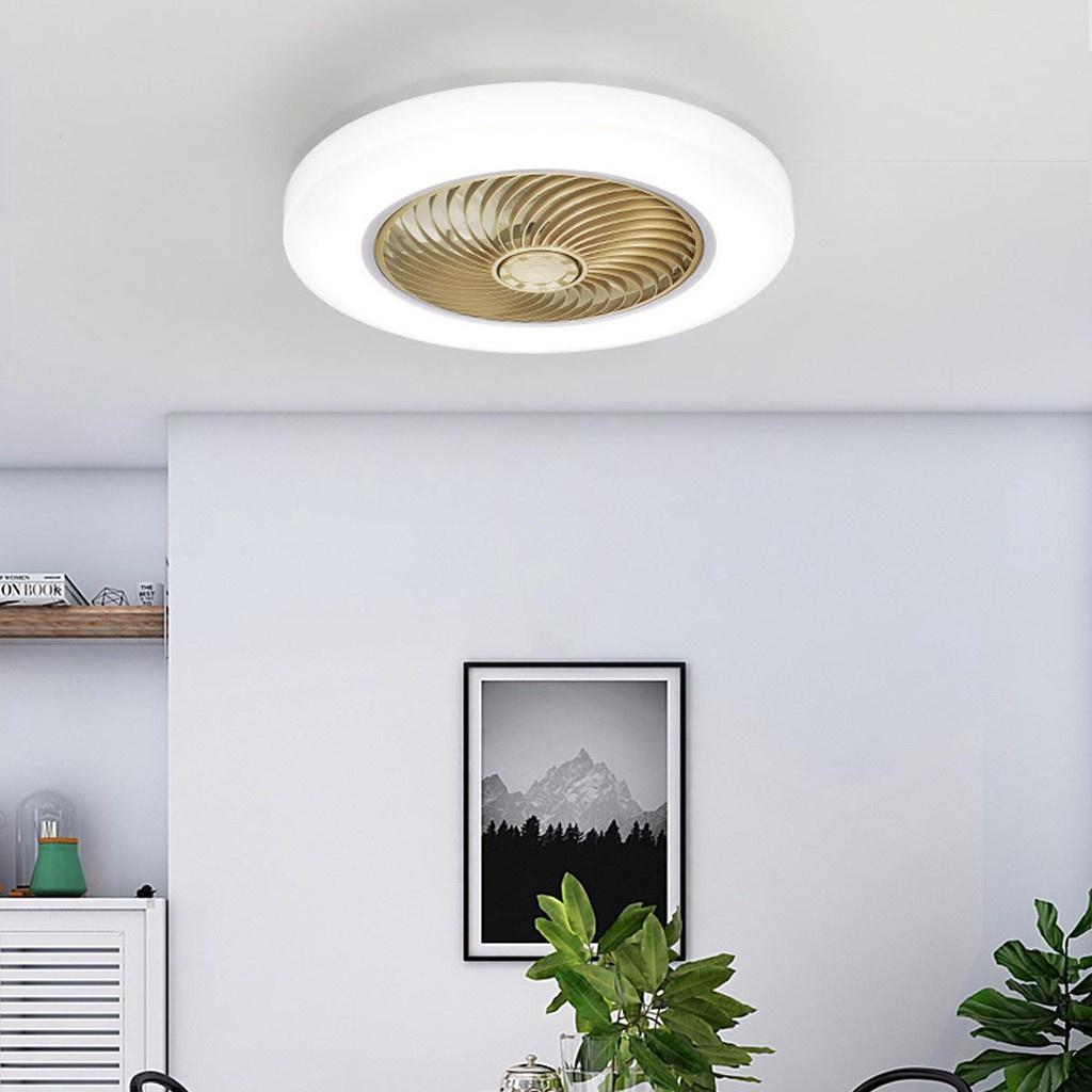 52 см умный потолочный вентилятор с подсветкой, регулируемая скорость, пульт дистанционного управления, вентиляционная лампа, светодиодный потолочный светильник для спальни, гостиной