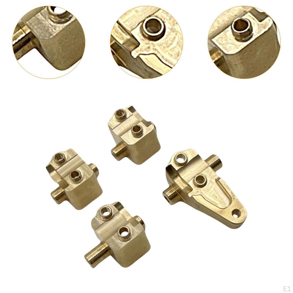 4x Pull Rod Mount Seat RC Car Axle Mounts 1/10 CNC Accessories Weight Hub Easy Control Parts Tie