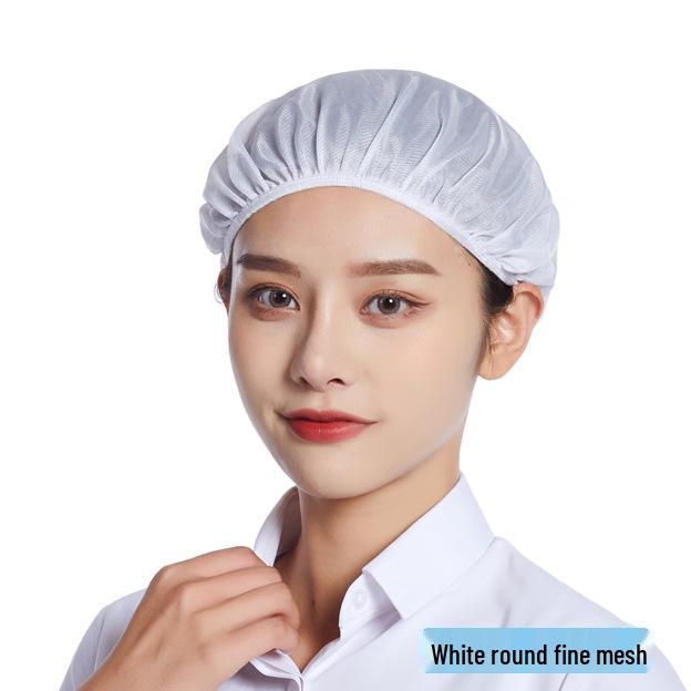 Breathable, Easy-to-Clean, Dust & Oil-Resistant Work Cap for Catering & Noodle Shops