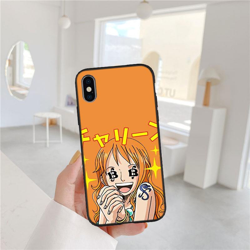 One Piece Luffy Nami Soft Shell Phone Case for OPPO A3 Pro A72 A74 A76 A77 A77S A78 A79 A94 A95 A18 A40M A58