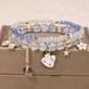 Children's Cartoon Crystal Beaded Bracelet - Cute Layered Jewelry for Girls & Best Friends