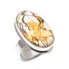 Brecciated Mookaite Gemstone 925 Sterling Silver Jewelry Ring Size 8.5