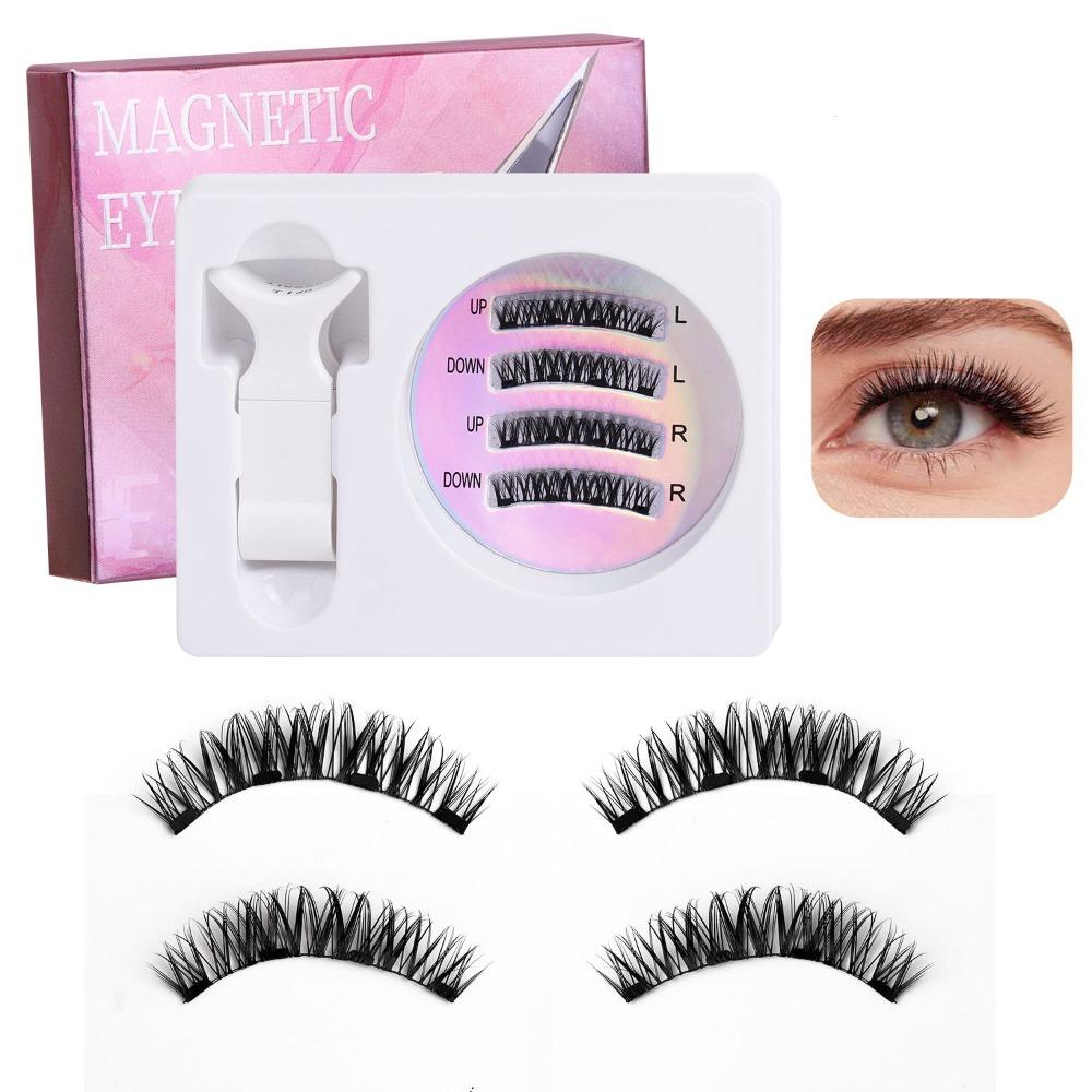 Накладные ресницы своими руками без клея L Curl Faux Mink Lashes Простые в использовании накладные ресницы кошачий глаз Инструменты для макияжа