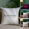 RRosewood Hotels RResorts Наволочка Шелковистая Элегантный Комфорт Диван-кровать Невидимая Молния
