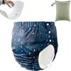 KUMUROETA Adult Diaper Incontinence Pants Nursing Care Diaper TPU Easy To Easy To Home Pregnant Blue XL Cover, Cover, Reusable, Breathable, Leakproof,