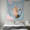 Olivia Isabel Rodrigo Wall Tapestry Aesthetic Wall Hanging Printed Fabric Blanket Decorative Tapestries for Bedroom Living Room Home Decor