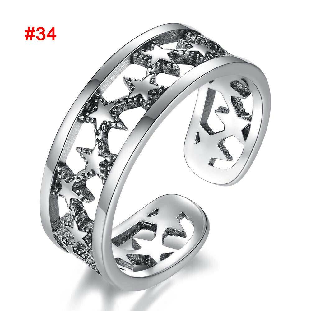 Thumb Rings Ladies Mens Toe Rings Adjustable Open Band Simple Exquisite Womens Ring